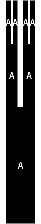 Visualization of hallway A in the footage.